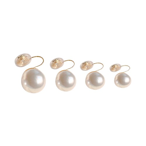 Shi Family Highlighted Pearl Earrings for Women, Mosquito Coil Plate, Elegant Influencer and Socialite Blogger, High-End, Niche, Minimalist Ear Accessories