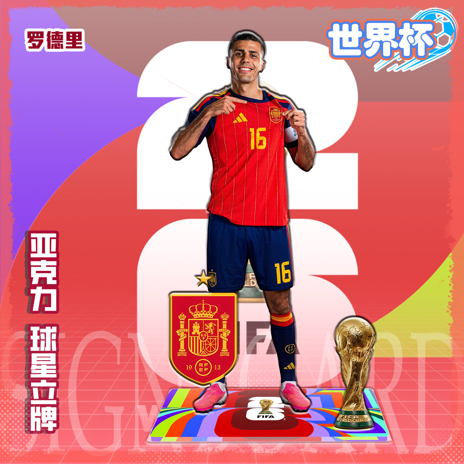 Figura Acrílica de Estrella de Fútbol de Acrílico, para Regalo de Cumpleaños
