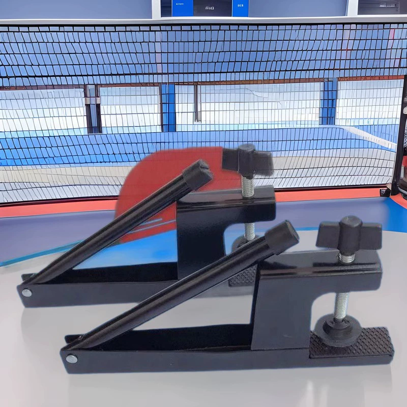 Портативная стойка для сетки для настольного тенниса, универсальная одиночная сетка, включая сетчатую колонну, большой зажим для тренировок в помещении и на открытом воздухе, блокирующий стол для соревнований