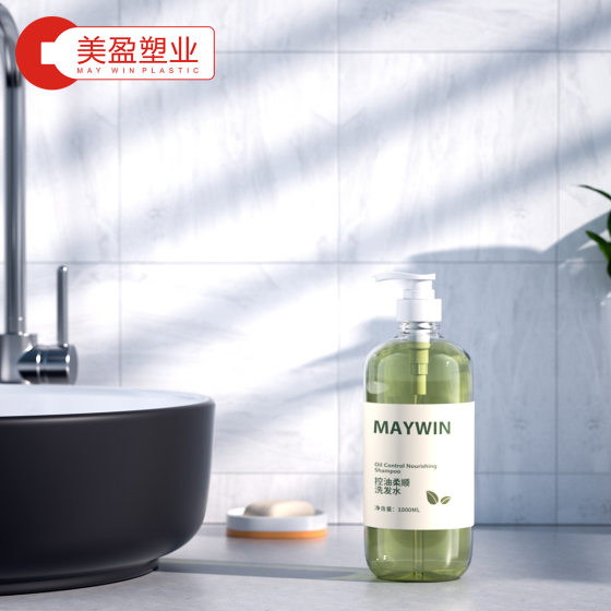 1000ml Pet Material Shower Gel Bottle, Sturdy Body, Exquisite Pump Head, Easy to Press, Safe and Durable