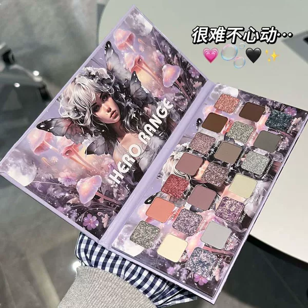 Cold Moon Earth 21 Color Eyeshadow Palette Natural Delicate Sequin Matte Daily Glitter Smoky Multifunctional Eyeshadow Makeup