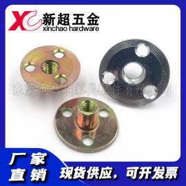 厂家现货直供三孔铁板螺母M10*13*36.5*17