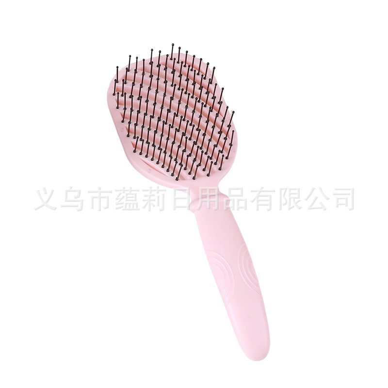 Peines de costillas de macarón, peines de cabello curvados, masaje casero para mujeres, masaje de arco relajado