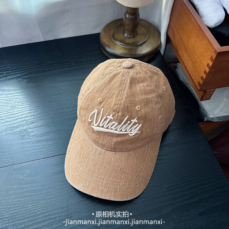 韩版软顶显脸小立体绣字母棒球帽女新款潮牌情侣休闲个性鸭舌帽男|undefined