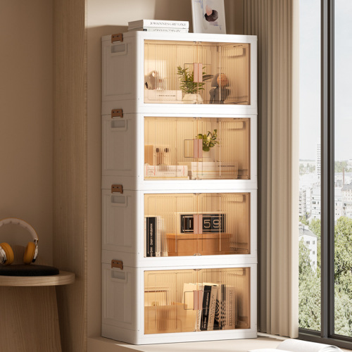 IYR7 corner cabinet space utilization storage shelf balcony window sill clutter storage cabinet foldable bookshelf floor standing