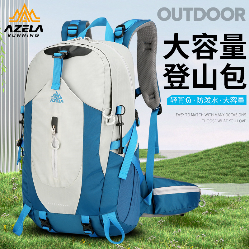 Capacious backpack outside climbing for hiking
