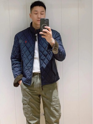 Rl Retro British Style Diamond Plaid Stand Collar Old Cadre Thin Cotton Jacket Jacket Trendy Men and Women Rl Retro British Style Diamond Plaid Stand Collar Old Cadre Thin Cotton Jacket Jacket Trendy Men and Women