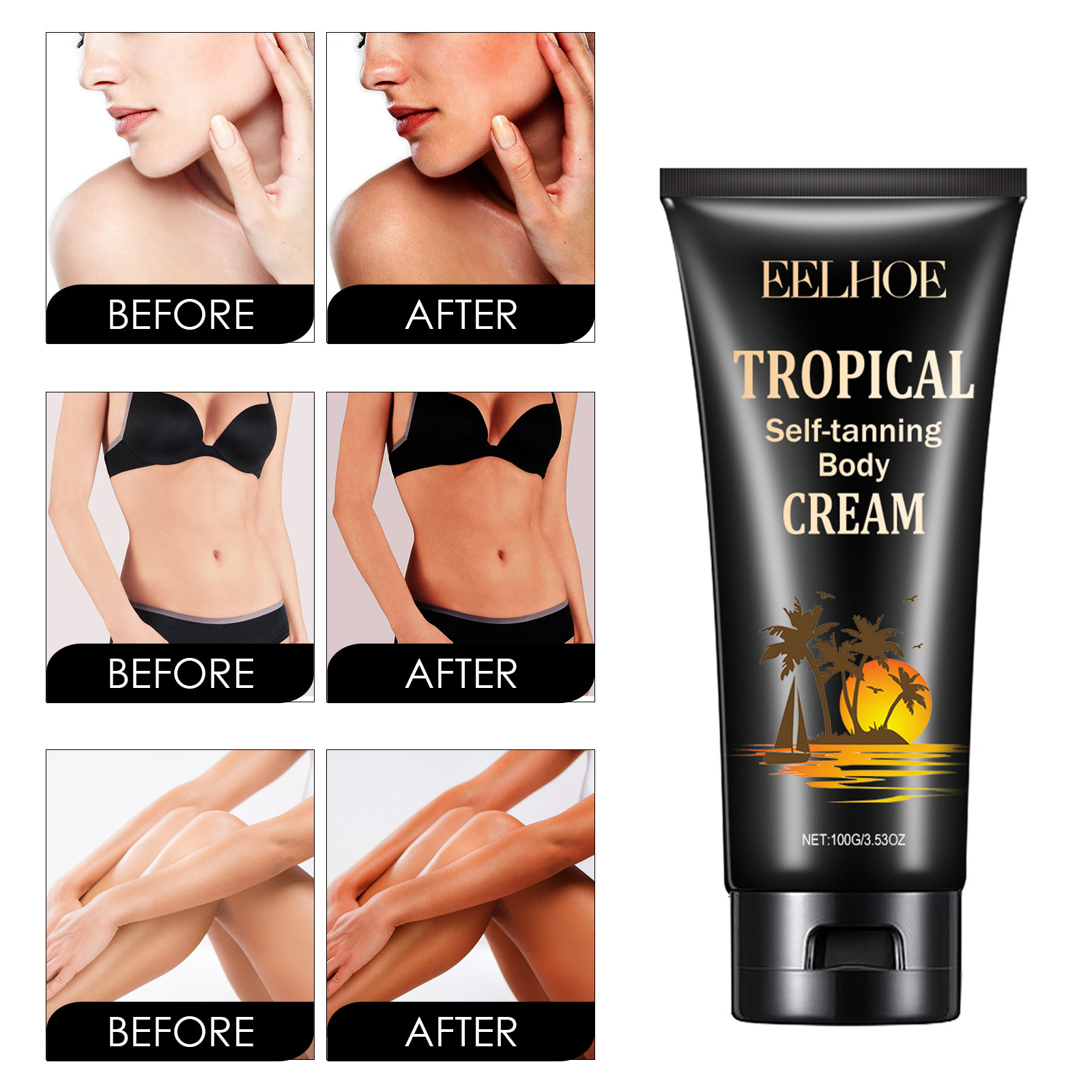 Creme hidratante tom trigo natural para uma pele bronzeada_voghion.com