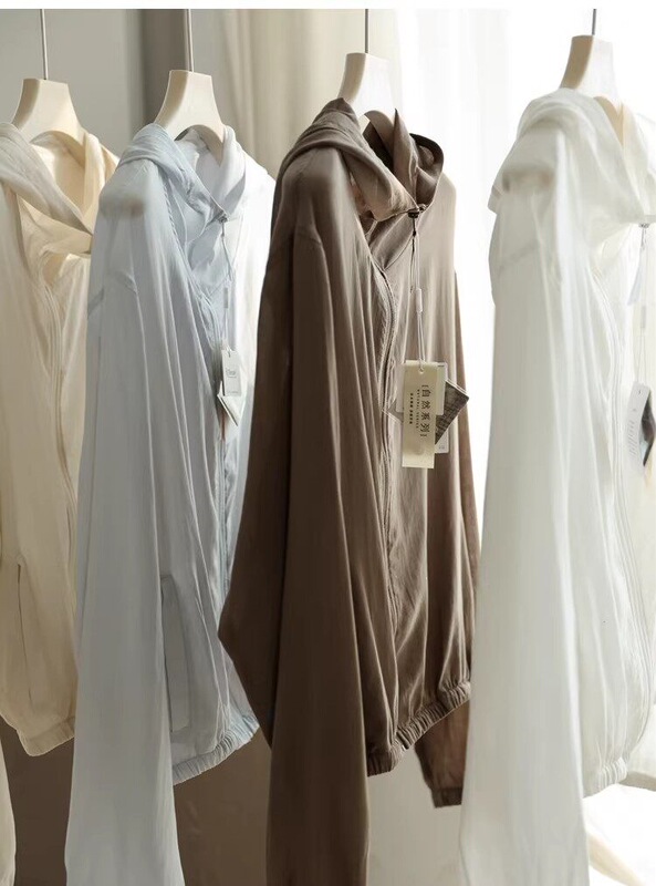 Light and Airy Tencel Linen Cotton Hooded Cardigan Thin Sun-Protective Loose Jacket Casual Top for Women Spring and Summer Light and Airy Tencel Linen Cotton Hooded Cardigan Thin Sun-Protective Loose Jacket Casual Top for Women Spring and Summer
