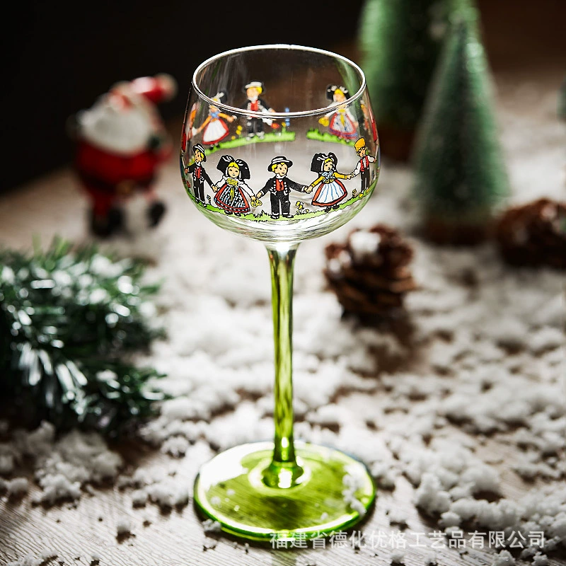 Minifigures, creative wineglass, cocktail doll