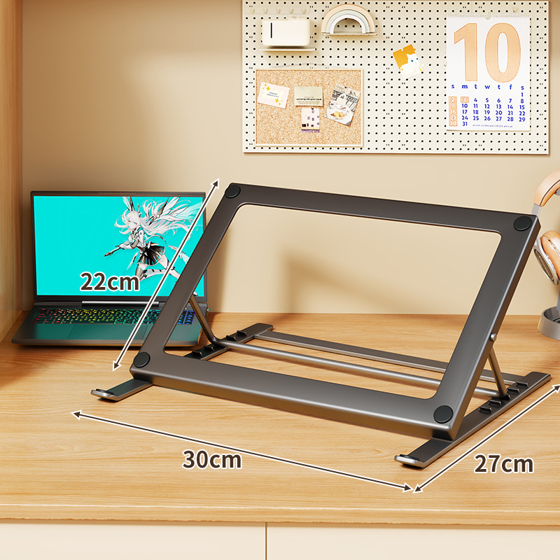Soporte Elevador para Laptop Pro 5 de Hierro, Plegable, con Disipación de Calor