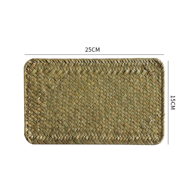 A5LKENS almohadilla de mesa de tejido a mano almohadilla de aislamiento térmico almohadilla de taza a prueba de quemaduras simple almohadilla de mesa de mesa de tejido de paja image 17