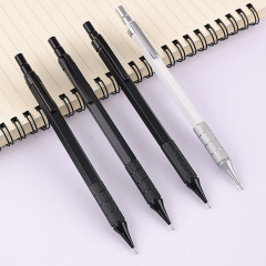 自動鉛筆0.5 描画用学生試験用鉛筆 金属ペン軸 アート用プッシュ式ペン 0.3mm 精密 削る必要なし