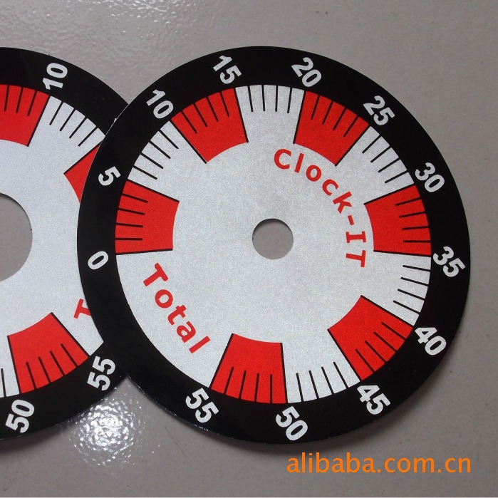 供应圆形刻度标签贴 反光不干胶标签