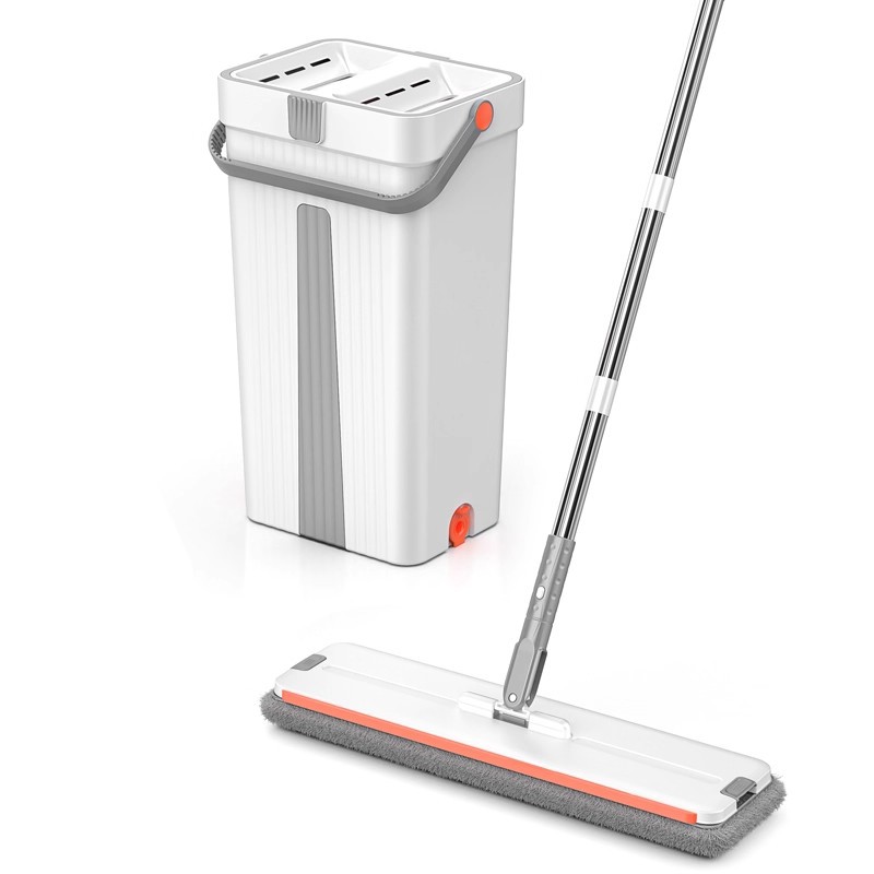Mopo de trapeador desmontable sin lavado a mano en seco y húmedo de doble uso para la gente perezosa trapeador de suelo un artefacto de trapeador plano limpio para el hogar