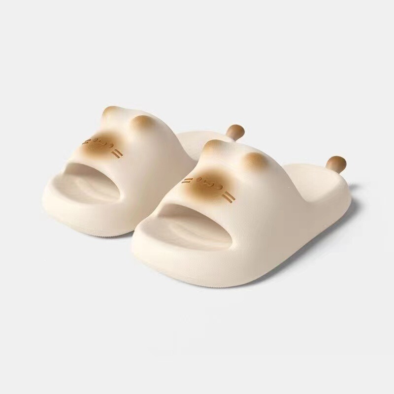 Eva Summer Cute Cartoon Kitten Slippers for Home and Outdoor Use, High-Value Thick-Soled Slippers for Women, Comfortable Slip-On Slippers Eva Summer Cute Cartoon Kitten Slippers for Home and Outdoor Use, High-Value Thick-Soled Slippers for Women, Comfortable Slip-On Slippers