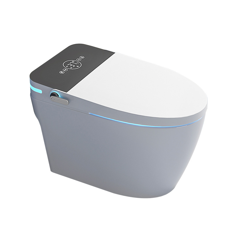 inodoro inteligente de voz inodoro de cerámica de tapa automática en todo un edificio hotel inodoro de control remoto de calentamiento instantáneo
