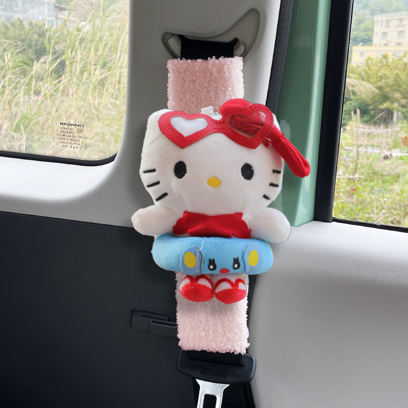 Funda Protectora para Cinturón de Coche de Felpa para Cinturón de Seguridad