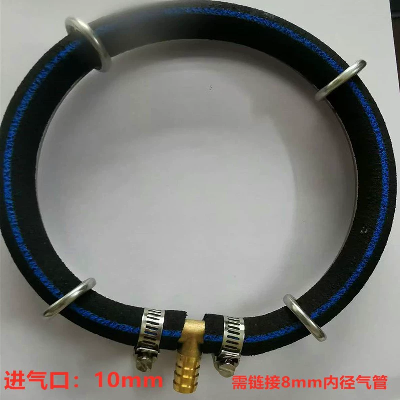 Wholesale exposure of oxygen rot stainless steel nano -pipe air disk Aquatic seafood breeding gas bubble stone fish tank nano -nano -exposed air disk