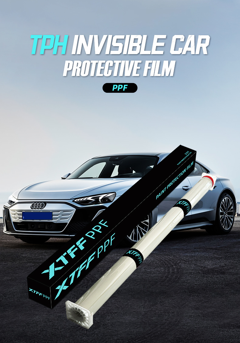 Cross-Border Special Supply for Automobiles Tph Invisible Car Paint Protective Film Ppf Body Film Transparent Anti-Scratch Film Practice Film