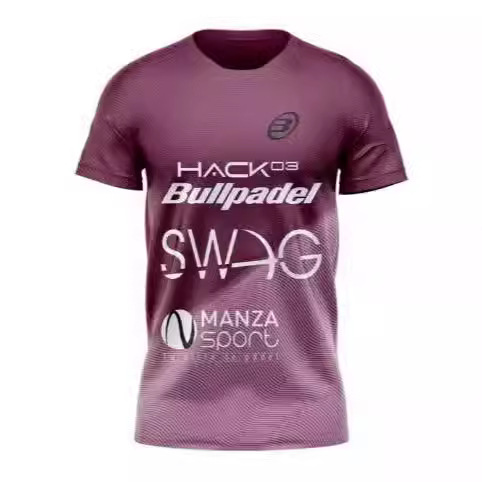 Summer Fitness Sports Men's T-Shirt Outdoor Badminton Tennis Training Clothes Casual Round Neck Short-Sleeved Tops Fashion