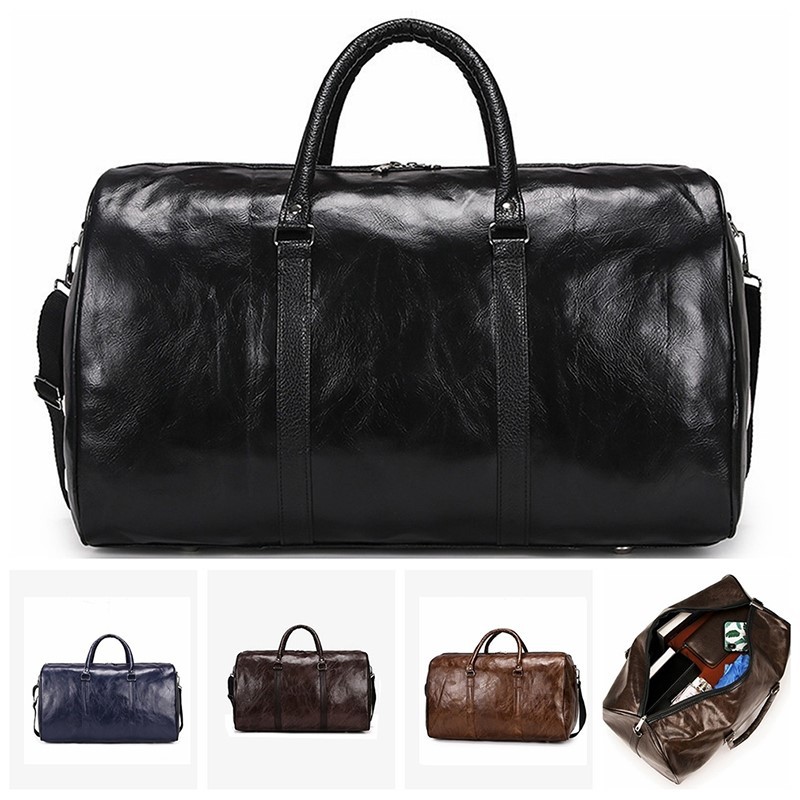 Leather Travel Bag Large Duffle Independ...