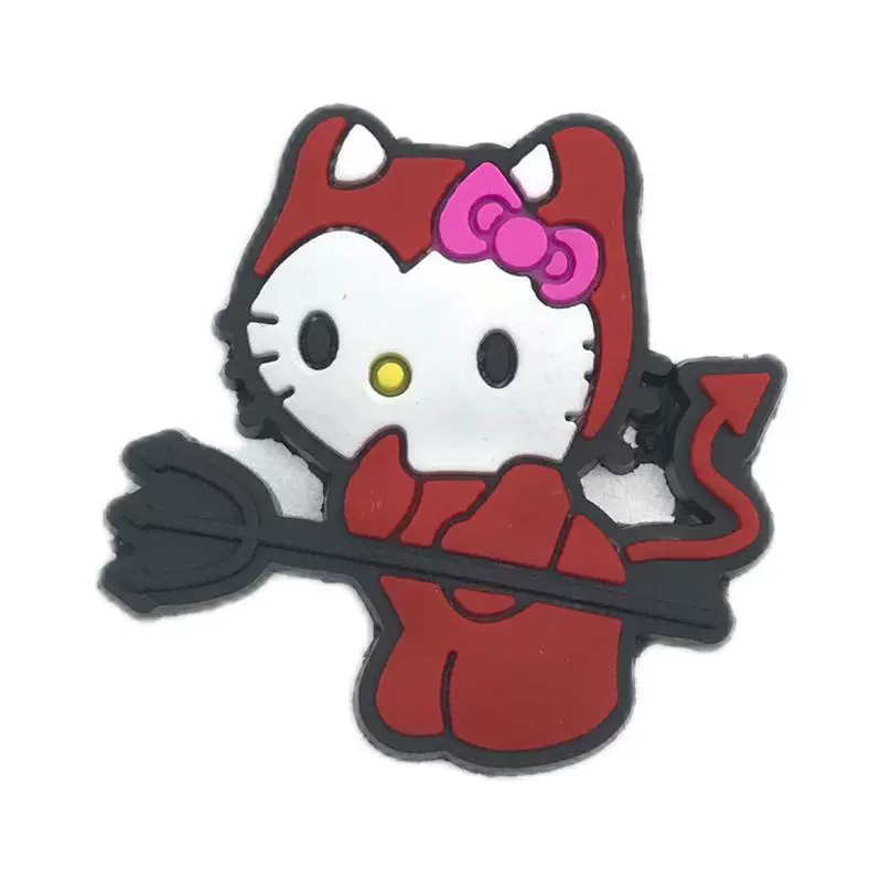 Hello Kitty, мультяшные туфли, съемная пряжка для обуви