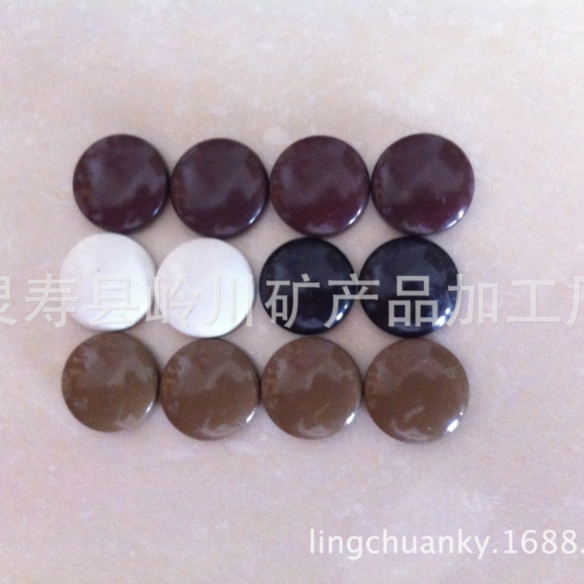 批发锗石棋子锗石圆片直径25毫米20毫米50毫米围棋子可订制加工