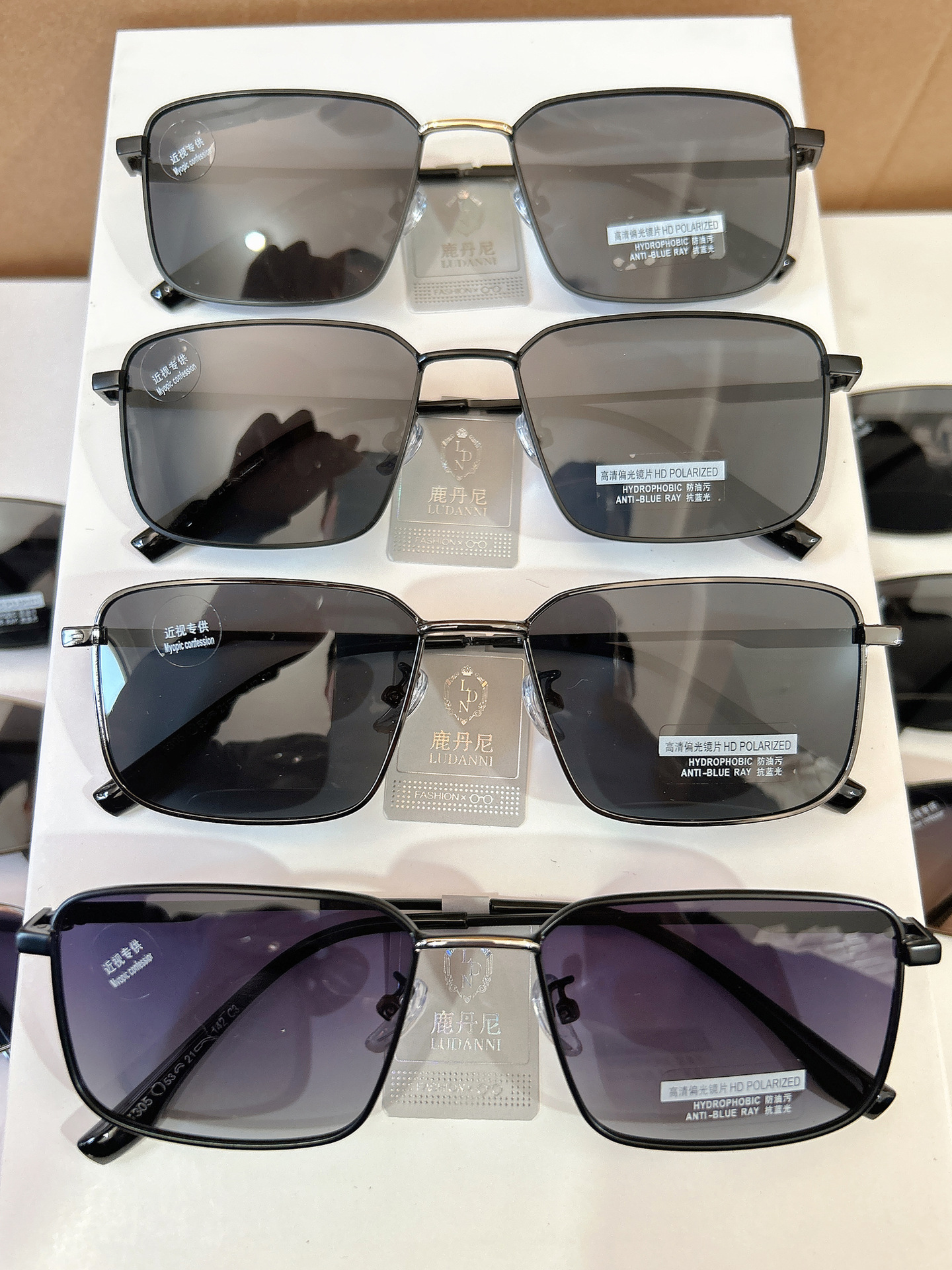 Polarisierte Herrensonnenbrillen mit Myopielinsen, Fahrsonnenbrillen, Outdoor-Angelbrille, neue Sonnenbrillen zum Großhandelspreis mit anpassbaren Optionen