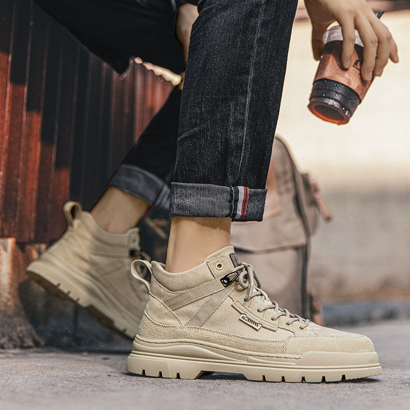 Ботинки Martin мужские 2023 новые британские ретро с толстой подошвой спортивные осенние ботинки для отдыха с высокой помощью американские ботинки для платья мужские