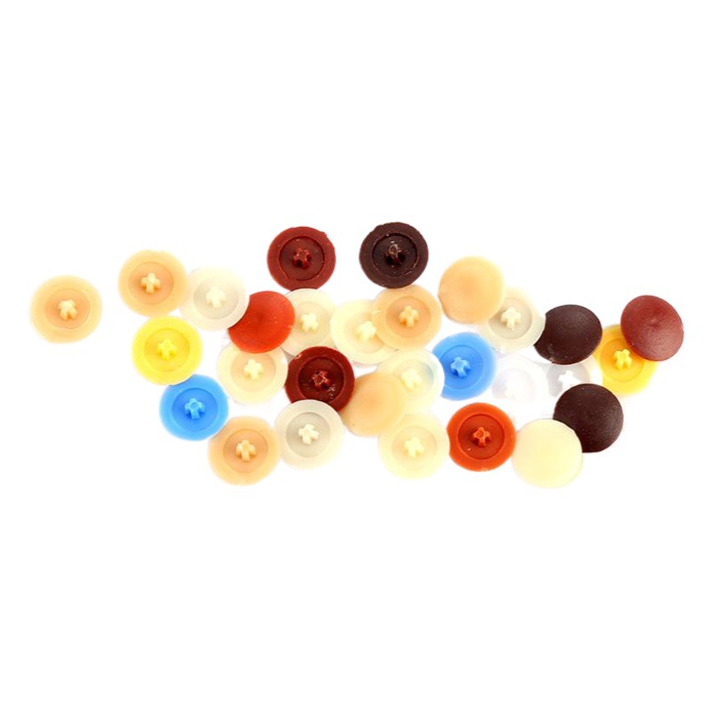 Fábrica al por mayor tornillo auto-tapping cubierta muebles armario plástico agujero enchufe Cruz tornillo cubierta del Gabinete decoración a prueba de polvo