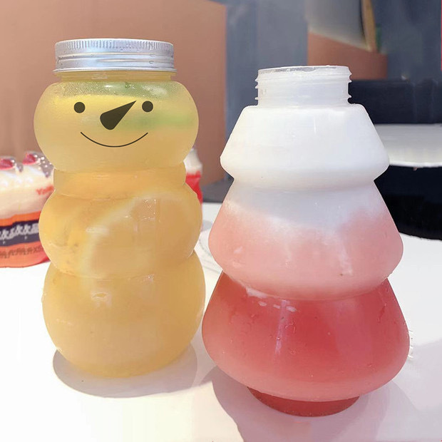 알루미늄 뚜껑이 달린 눈사람 컵