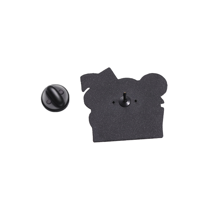 Cartoon Style Pin Letter Heart Shape Alloy Plating Unisex Brooches