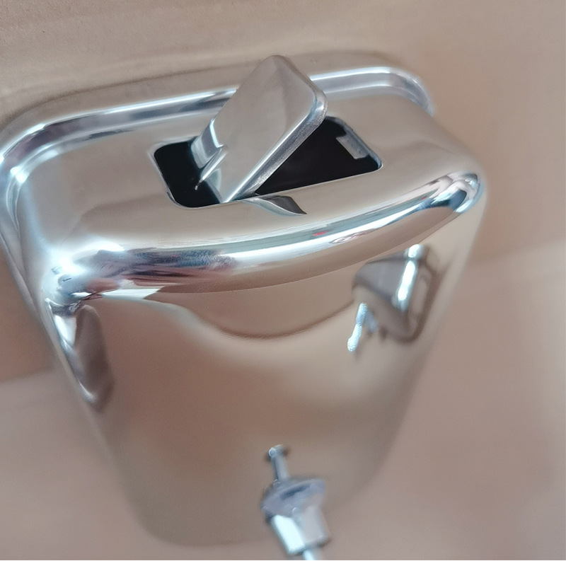 Factory wholesale toilet hand sanitizer bottle hotel restaurant wall hanging hand press 304 stainless steel soap dispenser