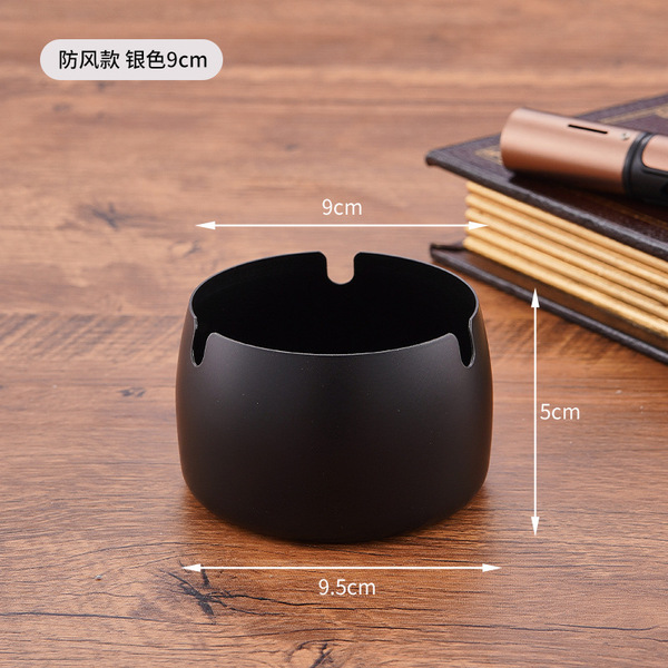 windproof ashtray stainless steel for hotel for commercial use