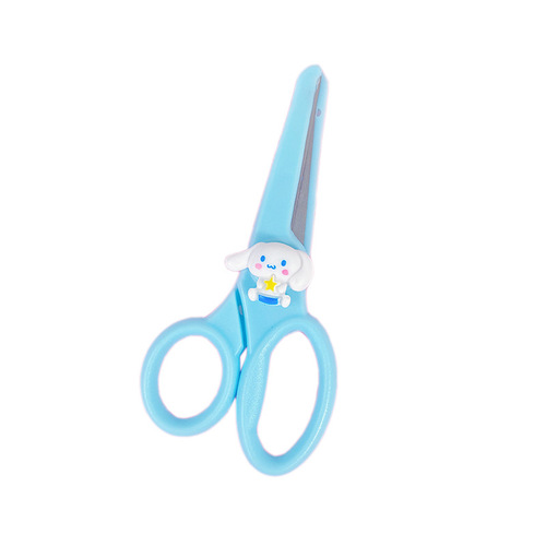 Children's art lace scissors cute cartoon paper-cut handmade knife student stationery kindergarten baby paper-cut plastic