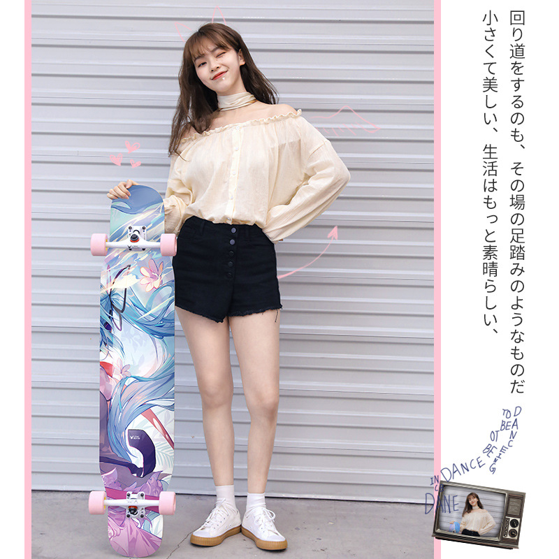 Professional longboard for beginners
