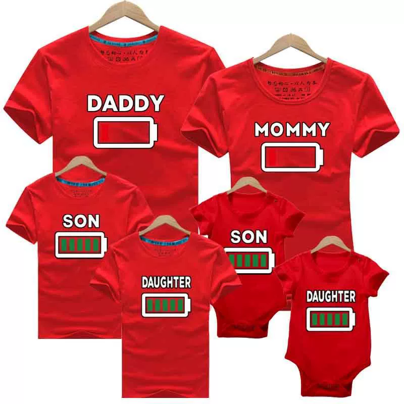 Summer clothing, cotton T-shirt for beloved, combed cotton, family style, wholesale
