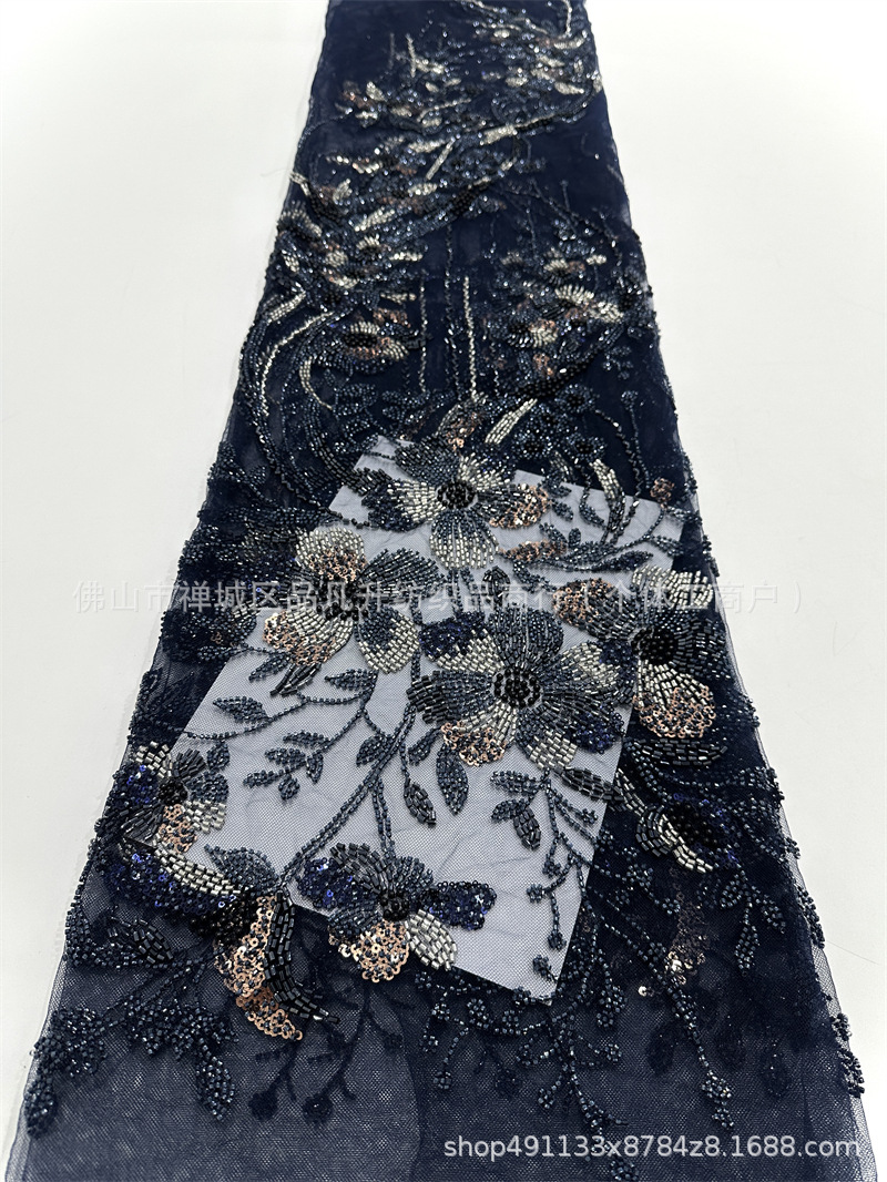 Vestido de boda europeo y americano Suzhou cheongsam ropa de moda tela de vestido comercio exterior transfronterizo al por mayor tela bordada image 13