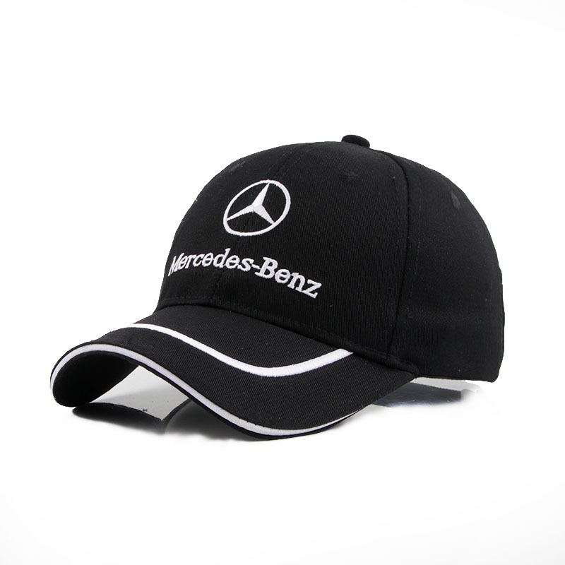 Black Cap with Embroidery