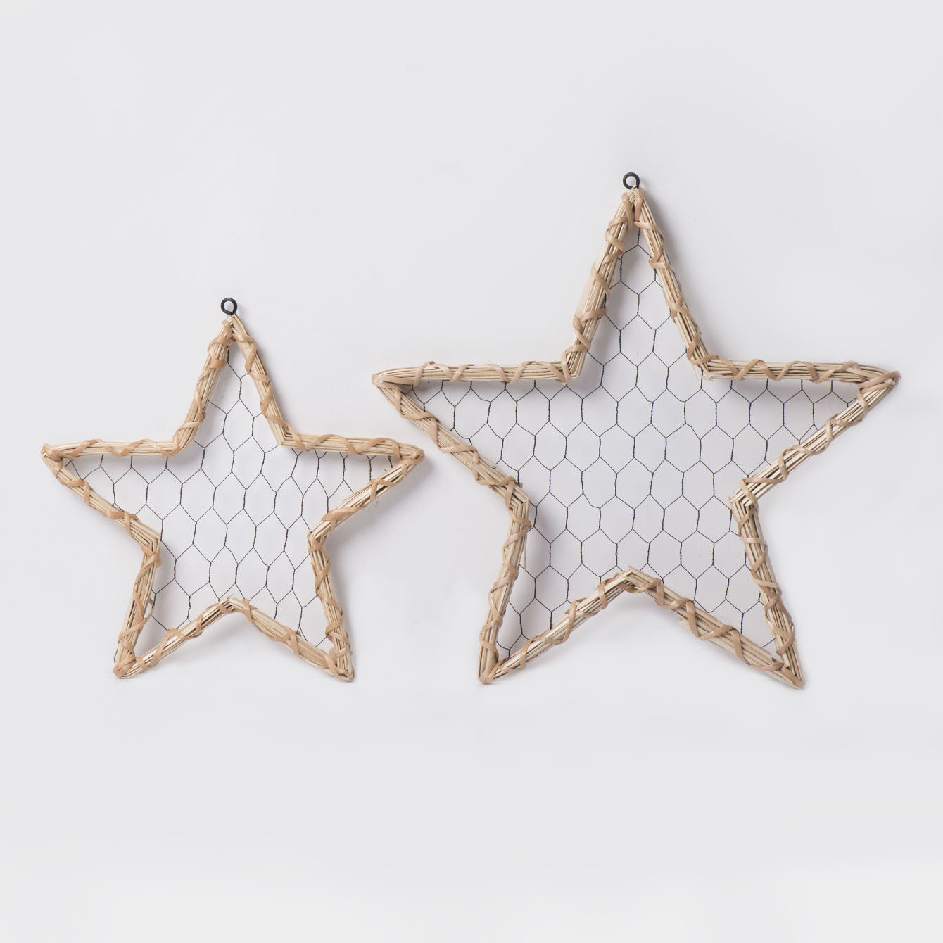 Decoración de pared fotográfica moderna simple hecha a mano en forma de salguejo decoración en forma de estrella marco de fotos de alta sensación de estante de almacenamiento creativo de fotos interiores