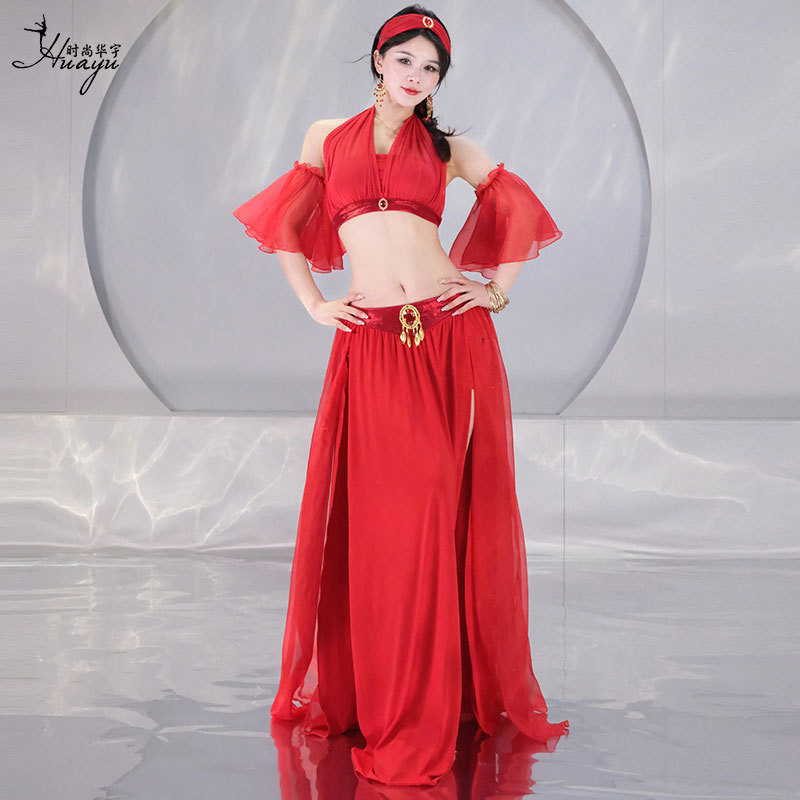 2026 Exotic Dance Costume Sexy Flared Skirt Belly Dance Outfit Performance Dress Photo Shoot Practice Performance Skirt