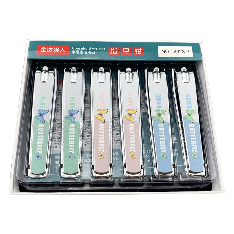 T6623-3 strong man extra large nail clippers nail clippers flat nail clippers nail tools wholesale with file