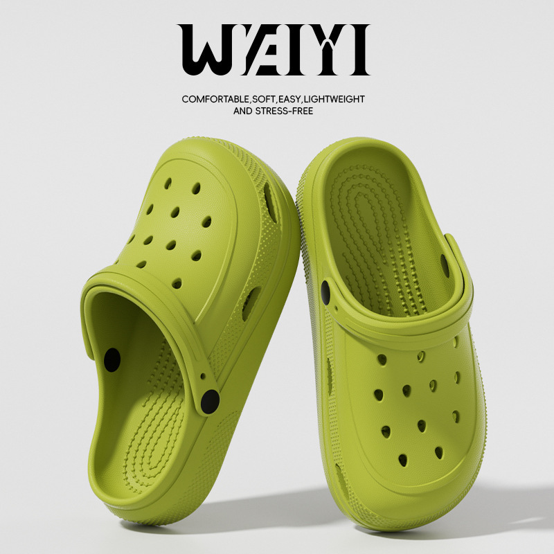 Croc-Style Shoes for Women, Outdoor Slippers, Summer Home Shoes, Couple's Eva Slippers, Men's and Women's Shoes, Wholesale Sandals