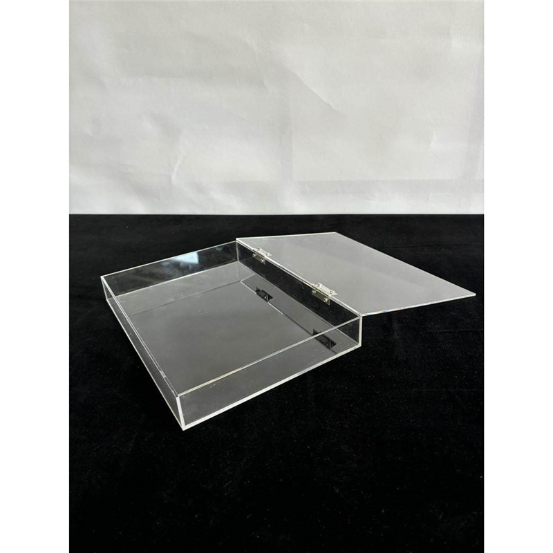 High-Transparency Acrylic Storage Box, Transparent Storage Container, Gift Acrylic Display Box, Rectangular, Thickened with Lid