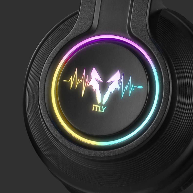 Игровая гарнитура (Itly H200 RGB), 7.1 Surround, RGB подсветка, проводное соединение 3.5 мм+ USB