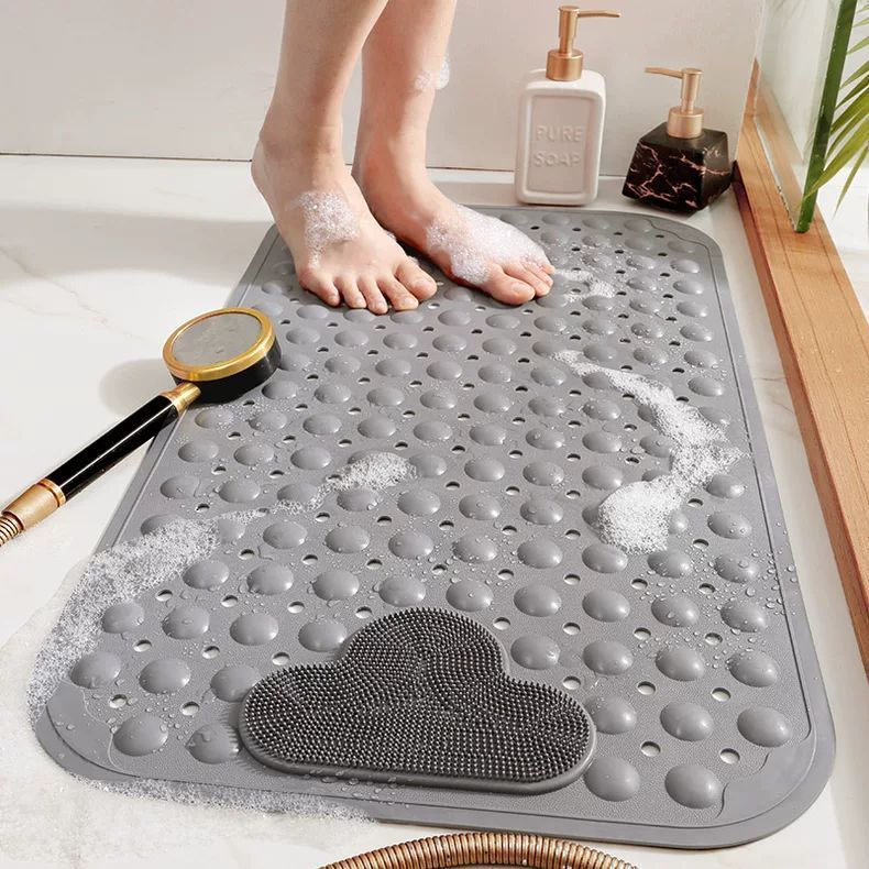 [New Massage Mat] Bathroom Anti-Slip Mat Bath Shower with Suction Cup Toilet Bathroom Anti-Fall Foot Mat Bathtub