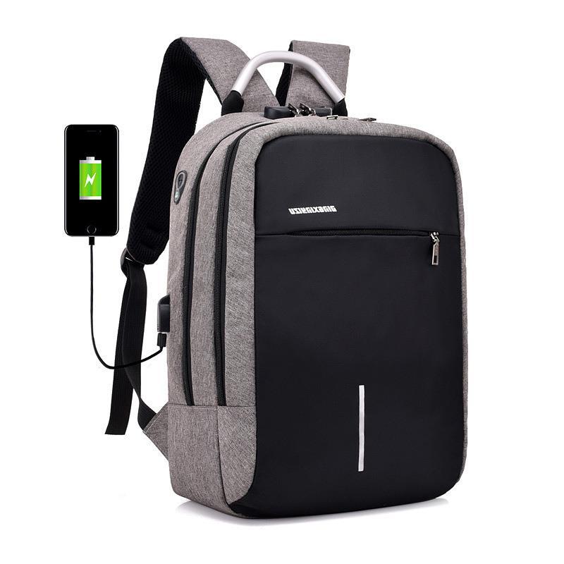 Backpack men's USB charging backpack 14...