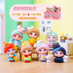 かわいいガーリーハートシリーズスロータイムブラインドボックス新しいトレンディな樹脂デスクトップ装飾品装飾ホリデーギフト