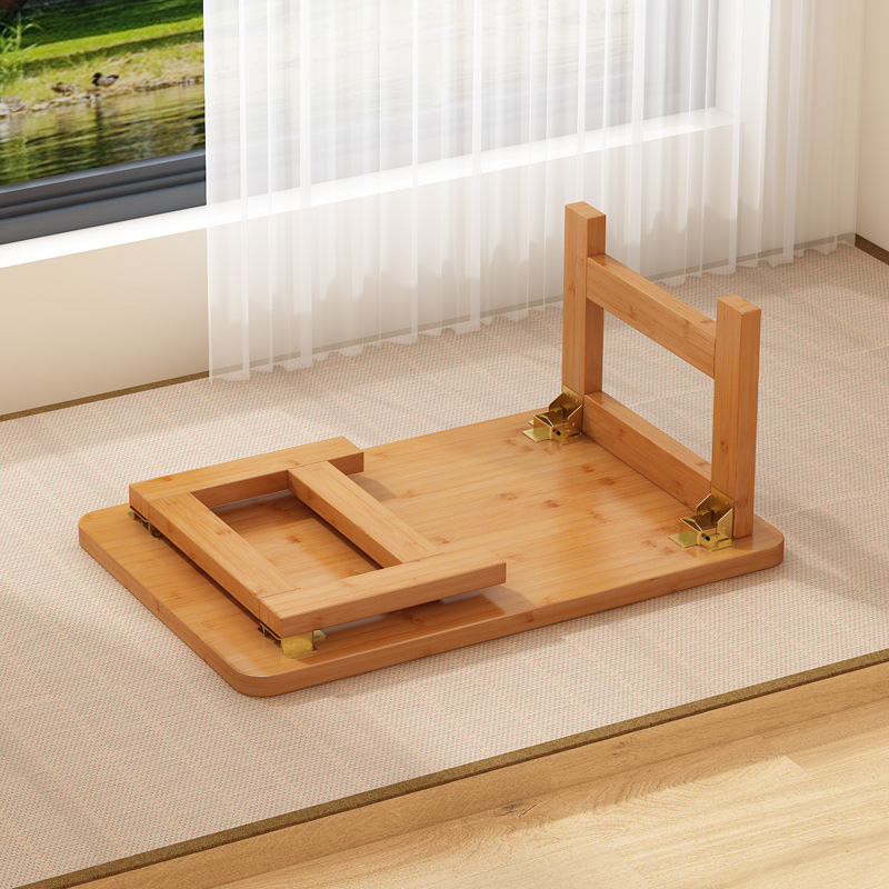Estilo japonés tatami pequeña mesa de café casa ventana de la Bahía mesa rectangular balcón plegable mesa de té mesa de escritura